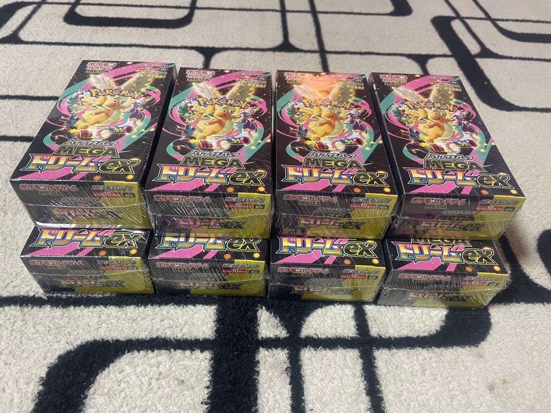 ポケモンカード メガドリームex 8BOX 。新品未開封 シュリンク付き