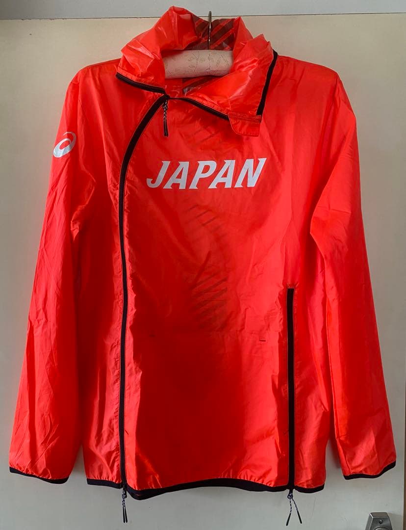 ウインドブレーカー はおり asics XL JAPAN 陸上 日本代表