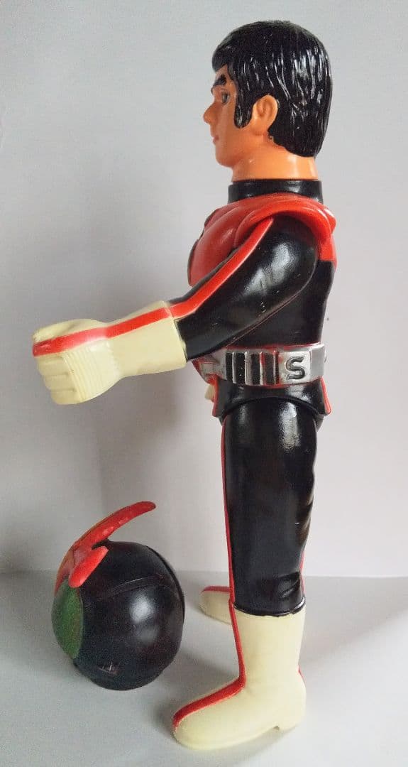 旧バンダイ 仮面ライダーストロンガー 面取れ ソフビ 怪人 仮面ライダー