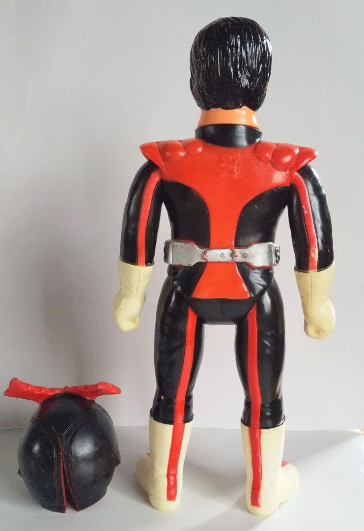旧バンダイ 仮面ライダーストロンガー 面取れ ソフビ 怪人 仮面ライダー