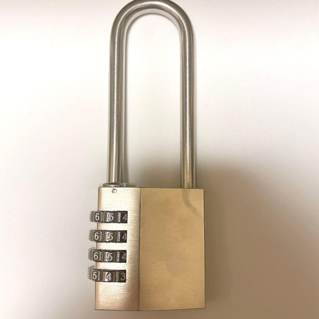 南京錠- 4桁野外ダイヤル式ロック体育館、スポーツ、学校、倉庫、工具箱、