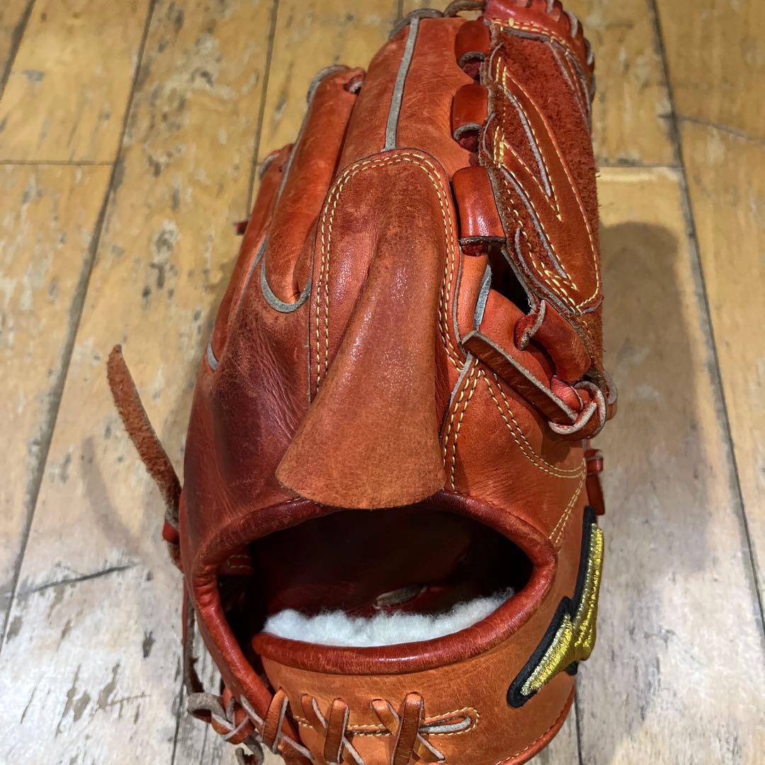 Mizuno Pro 軟式グローブ レッド