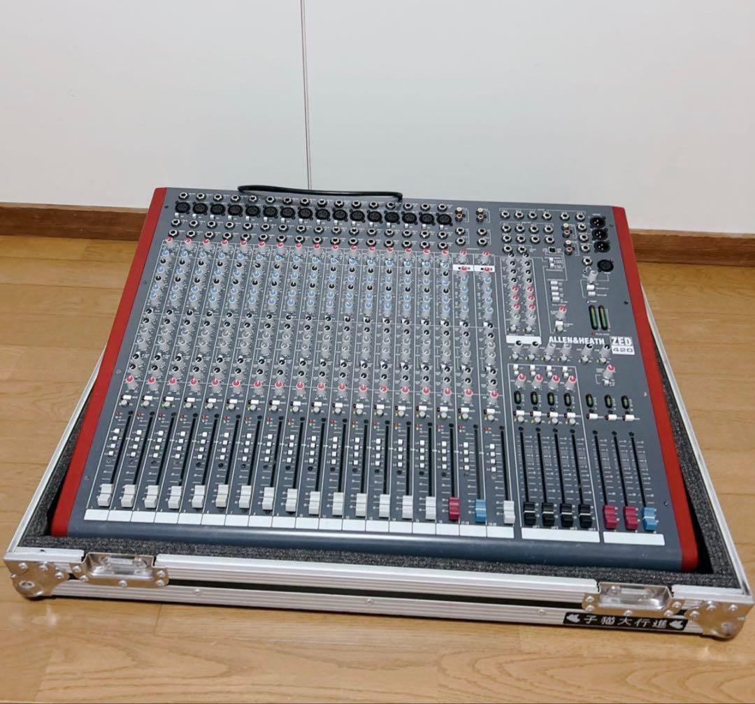 【最終値下げ】ALLEN&HEATH ZED 420 アナログミキサー ケース付