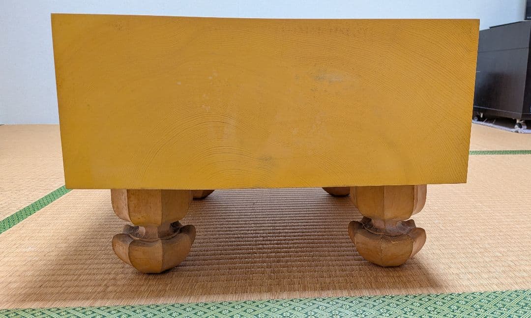 碁盤　天然銘木　本榧　木裏　囲碁