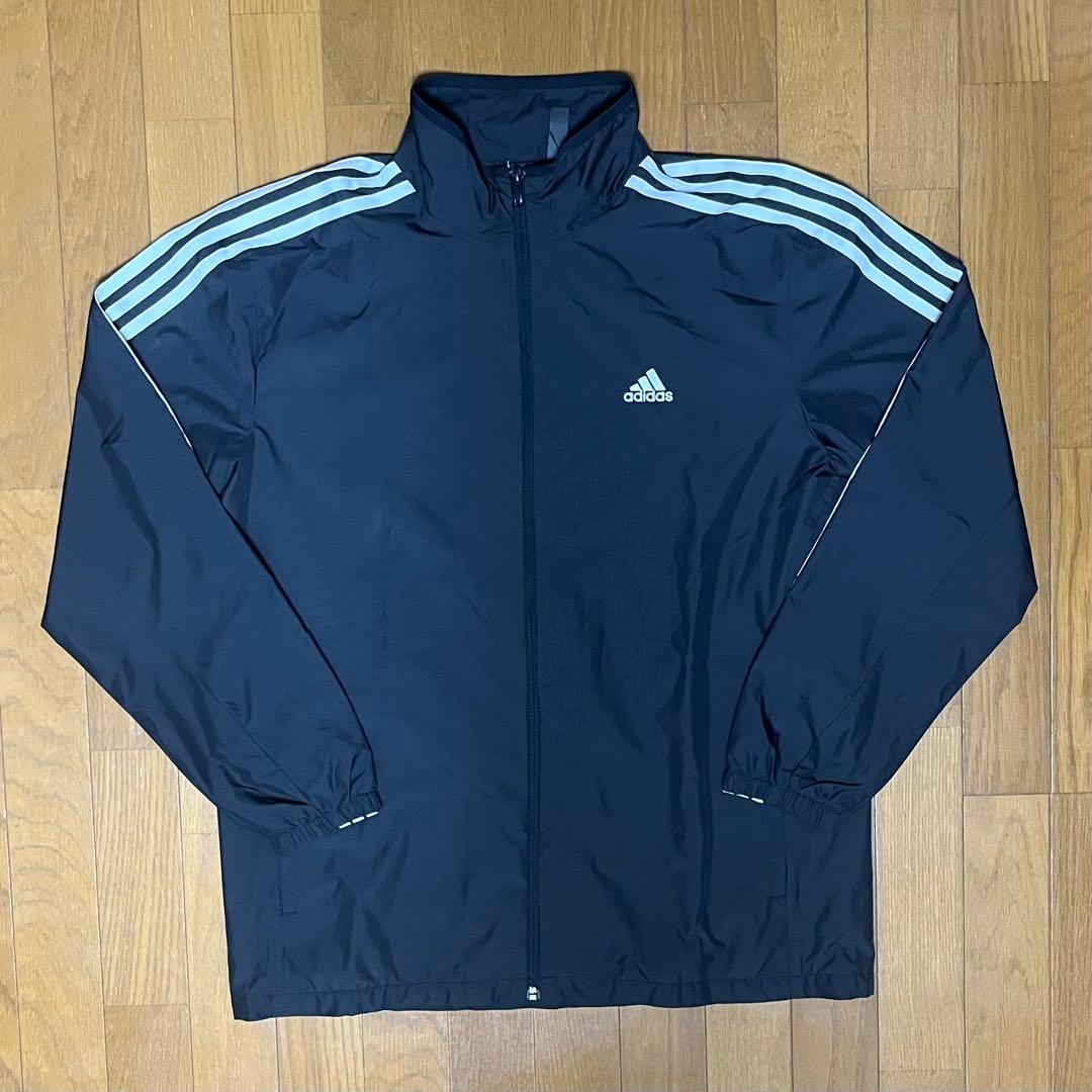 adidas ウィンドブレーカー上下セット 黒 オリーブ
