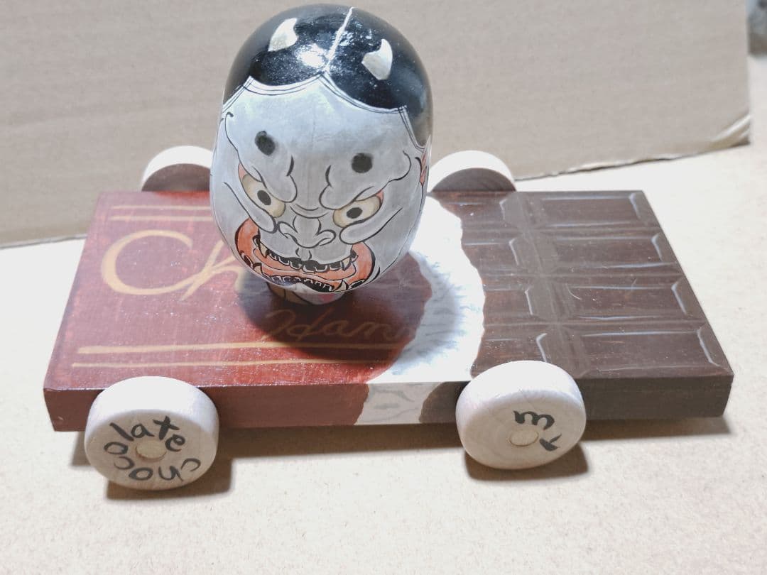 石巻こけし　チョコレート車　美品