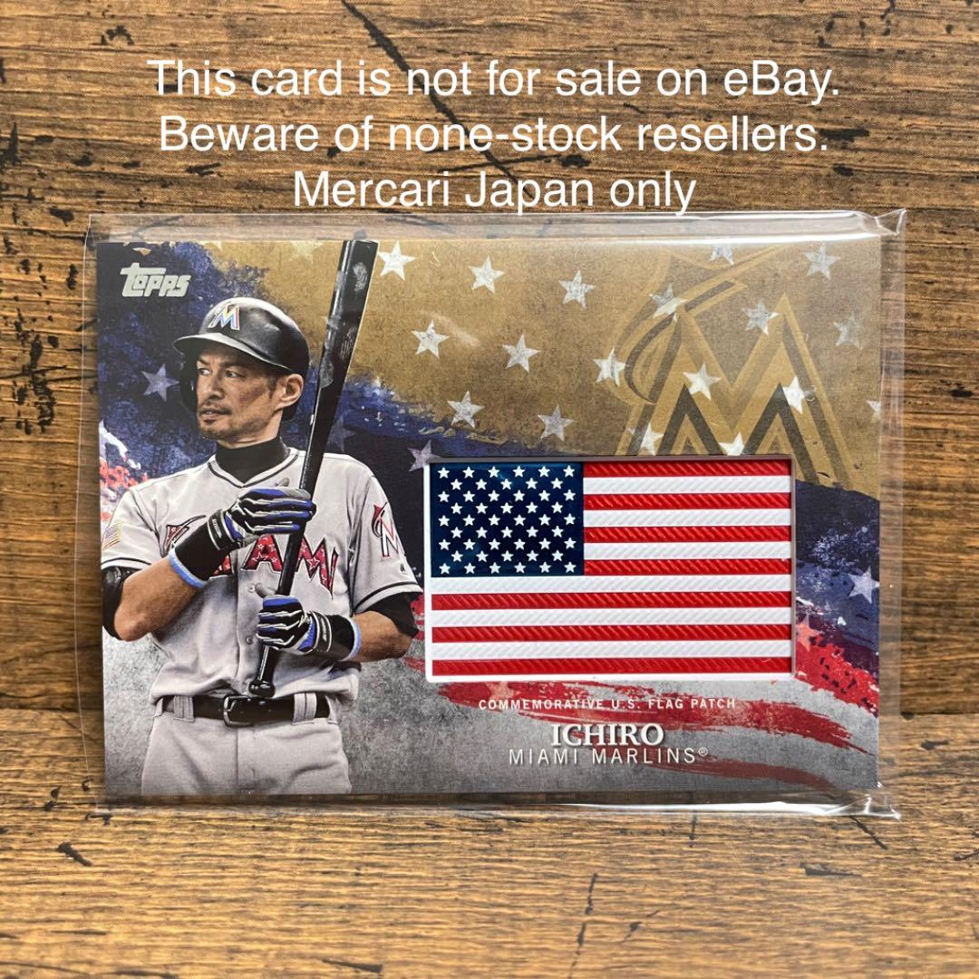 99枚限定！ 2018 topps イチロー ゴールド USフラッグパッチカード