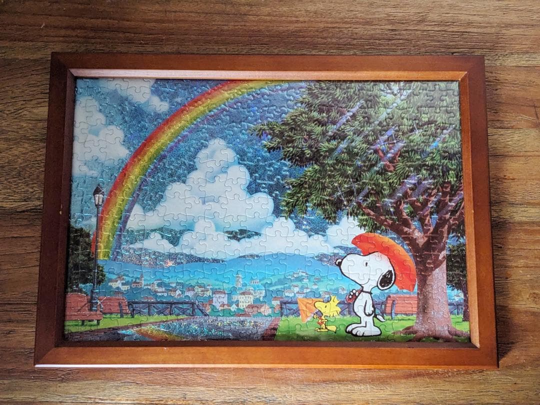 激レア　スヌーピー　アポロ社　パズル完成品 オズの魔法使い　スーベニアメダル
