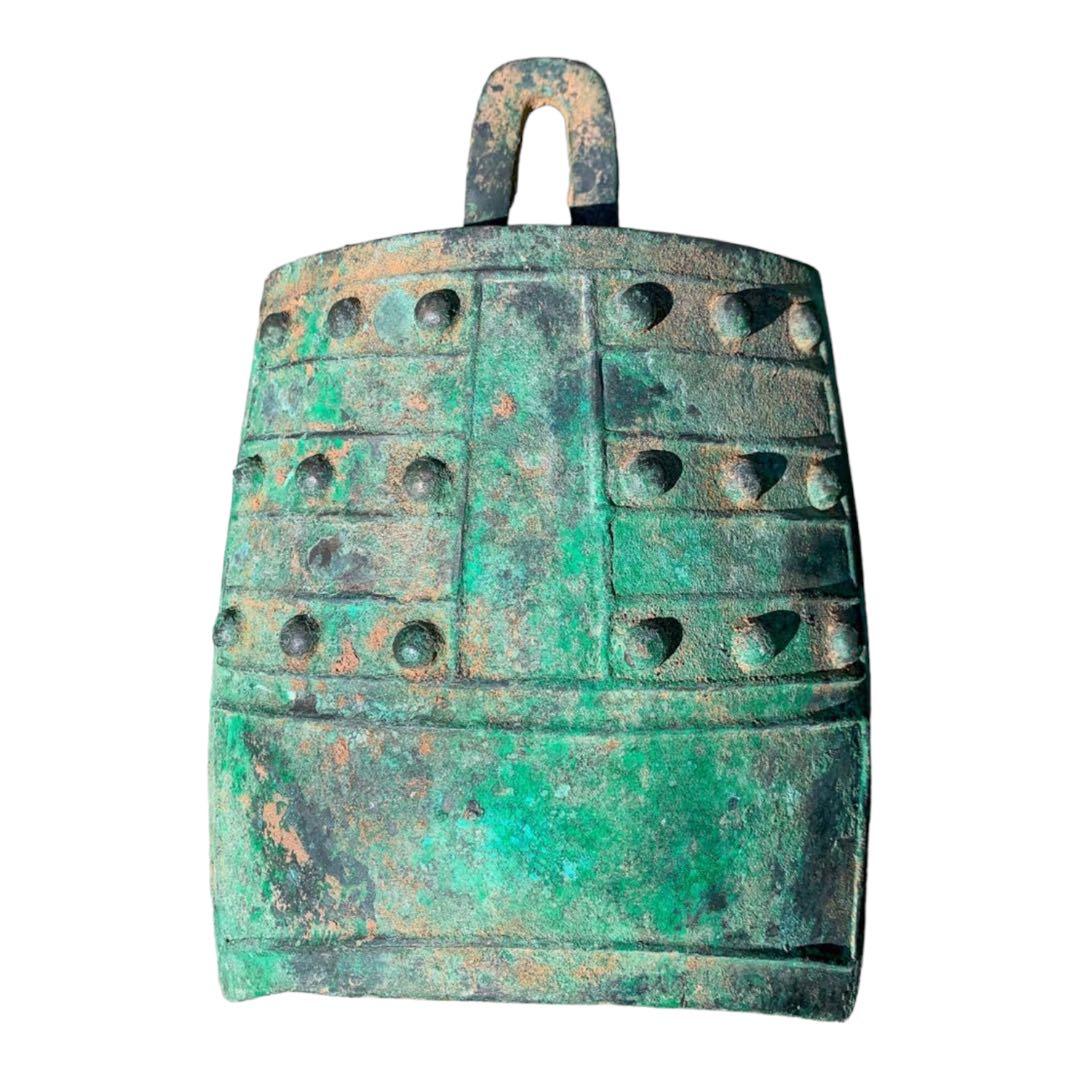 中国　銅鐸　春秋戦国時代　青銅器　骨董　アンティーク　レア