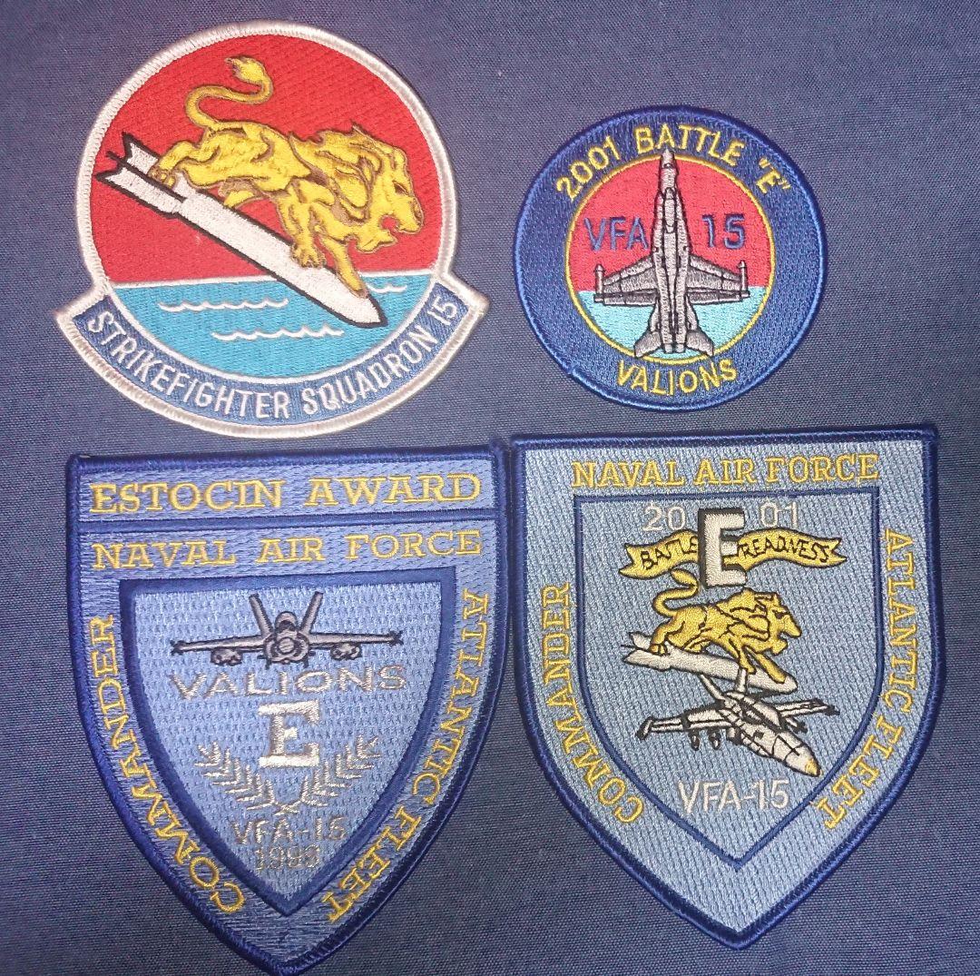 米海軍 VFA-15 パッチセット フライトジャケット ワッペン 米軍