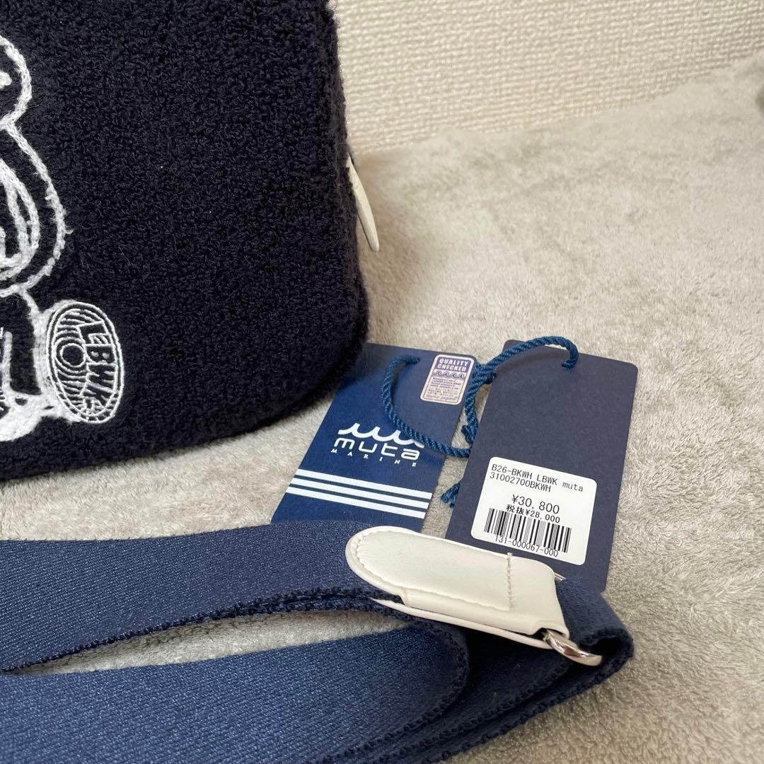 LIBERTY WALK リバティーウォークmuta クマ刺繍 バッグ ネイビー