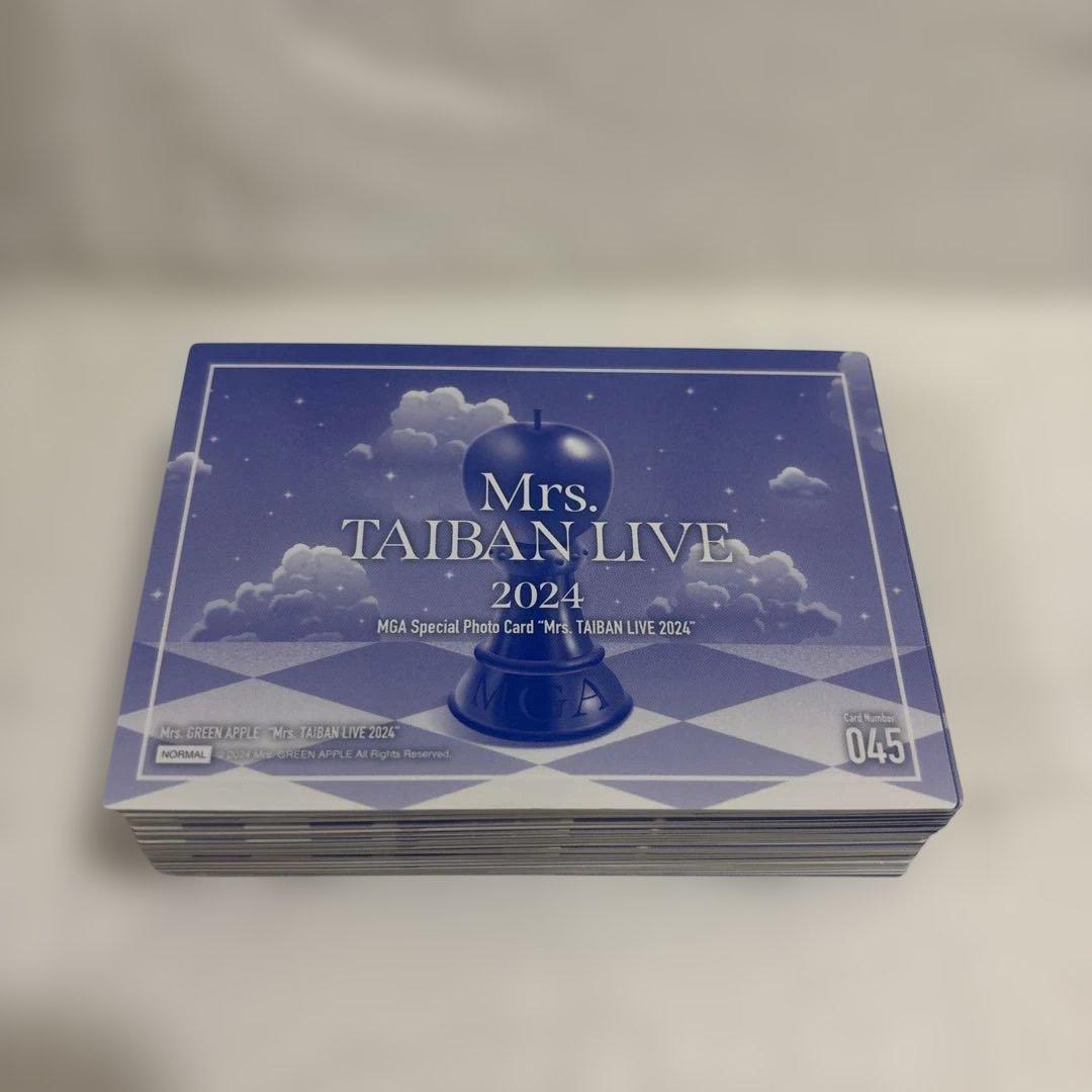 Mrs. GREEN APPLE Mrs.TAIBAN LIVE フォトカード