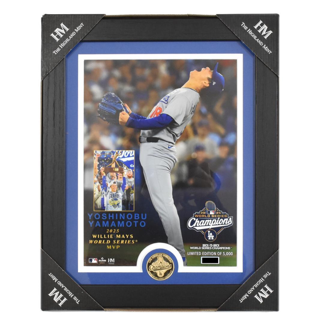 山本由伸 2025 ワールドシリーズ MVP受賞記念 ドジャース フォトフレーム