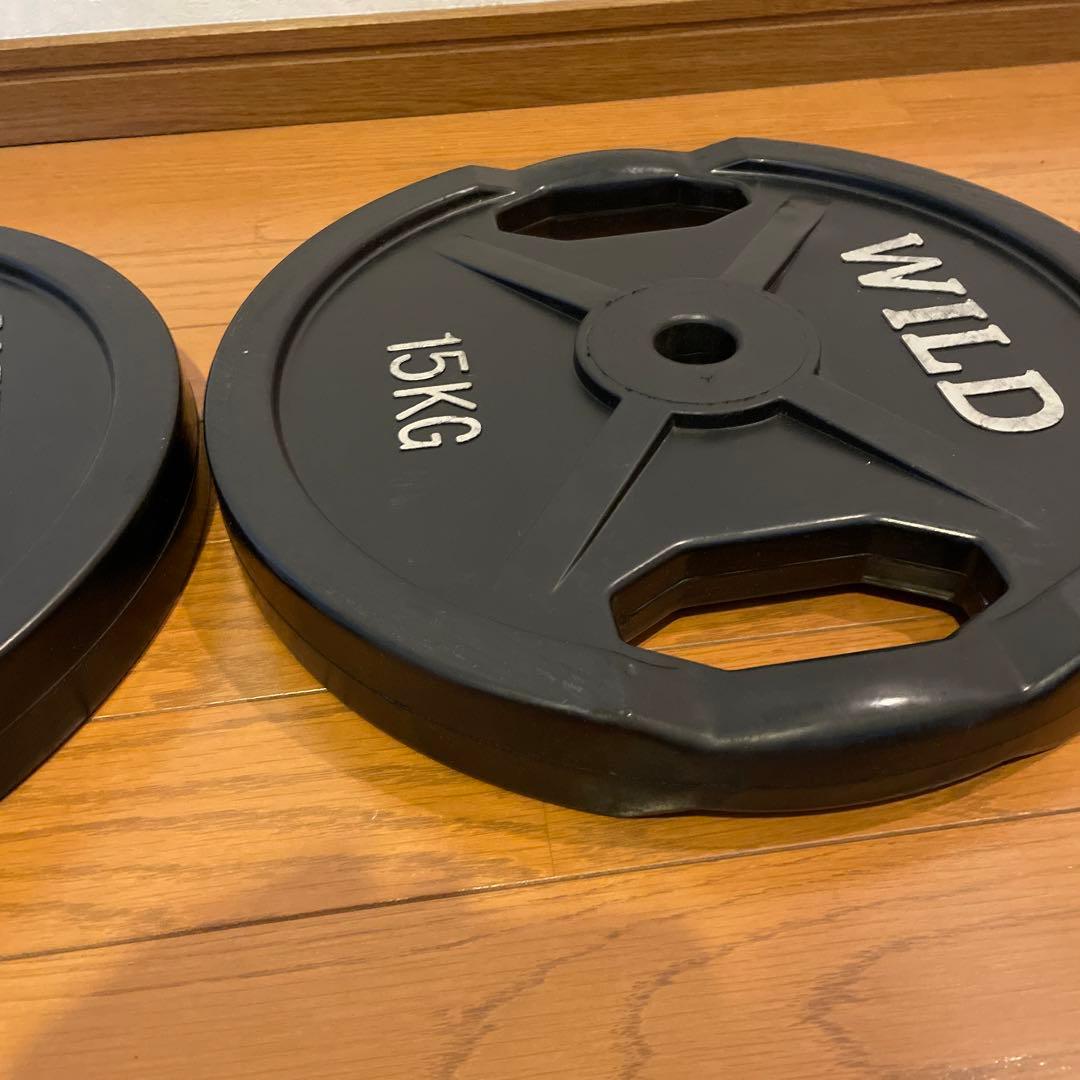 WILD FITワイルドフィット プレート15 kg x 2枚