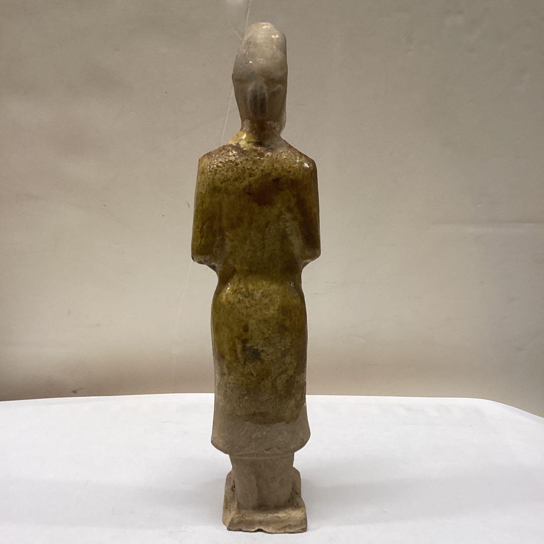 古代中国加彩佣(遼時代の兵士の像です)