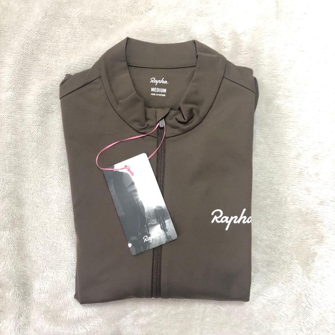 Raphaラファ メンズコアロングスリーブジャージMディープコーヒー 新品未使用