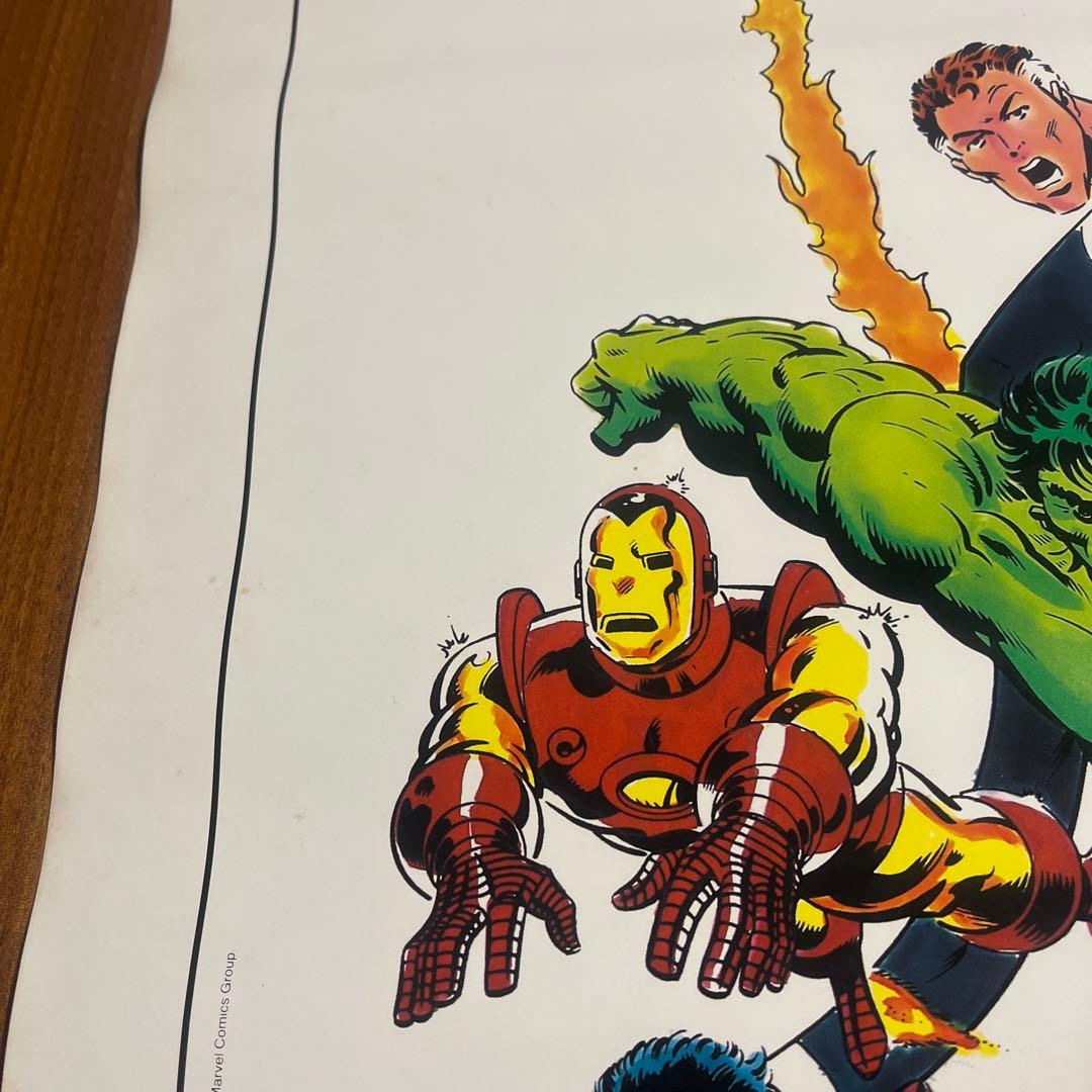 超激レア！　マーヴル　スーパーヒーローズ　シークレットウォーズ　非売品ポスター