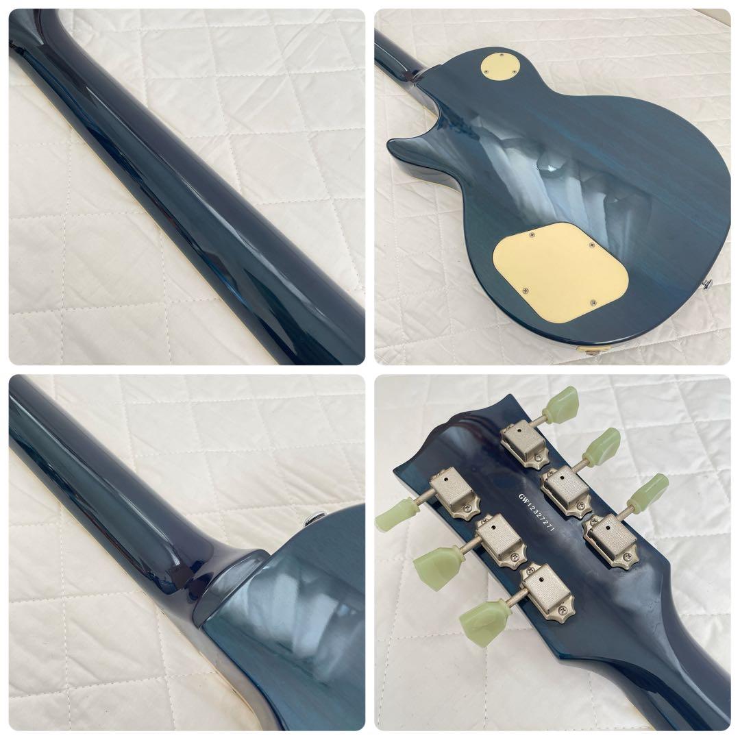 GrassRoots G-LP-60S See Thru Blue レスポール