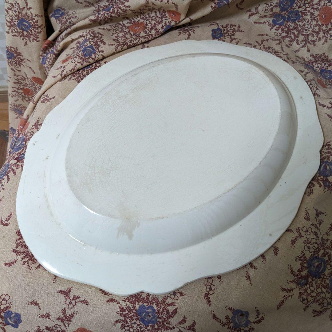 ファイナンスフィーヌ　オーバル皿　アンティーク