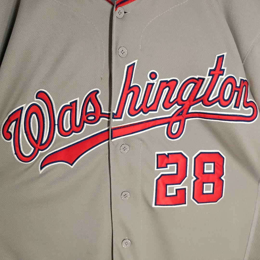 Majestic ワシントン ナショナルズ オーセンティック ベースボールシャツ