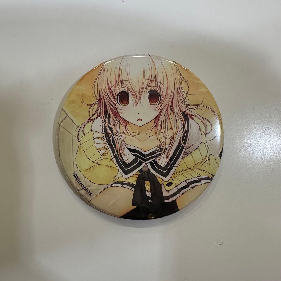 君と彼女と彼女の恋。　向日アオイ　缶バッジ　ニトロプラス