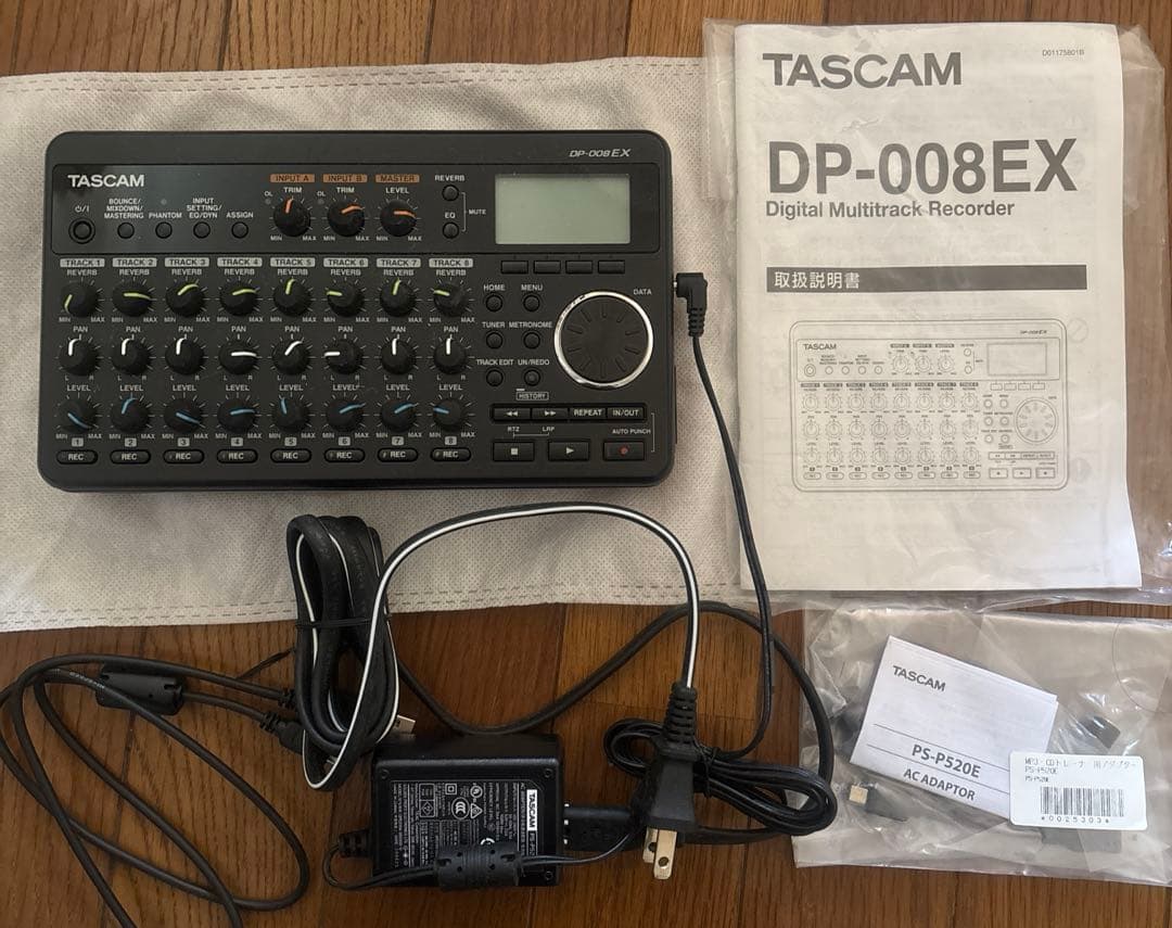 【中古・状態良】TASCAM DP-008EX マルチトラックレコーダー