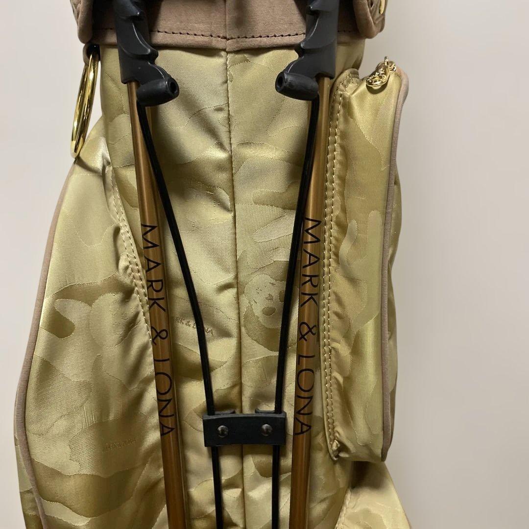 美品　3点式　MARK&LONA マークアンドロナ　カモフラ　キャディバッグ