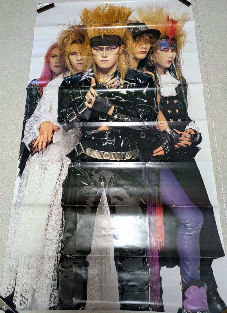 X バンドポスター 6枚セット XJAPAN YOSHIKI 当時物
