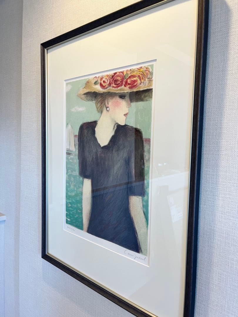 カシニョール　7月　絵画　リトグラフ