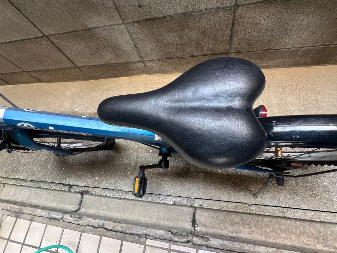 Jeep 子供用自転車 青 前カゴ付き　18インチ