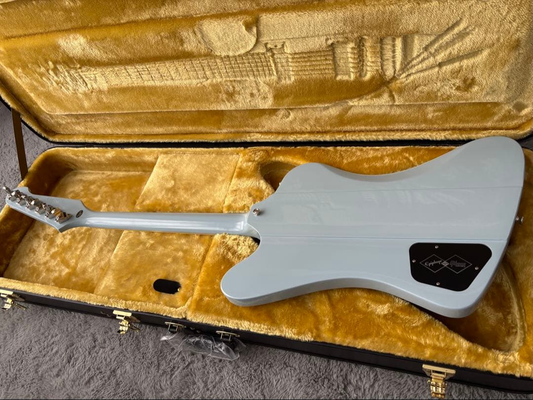 ギター epiphone 1963 firebird V frost blue