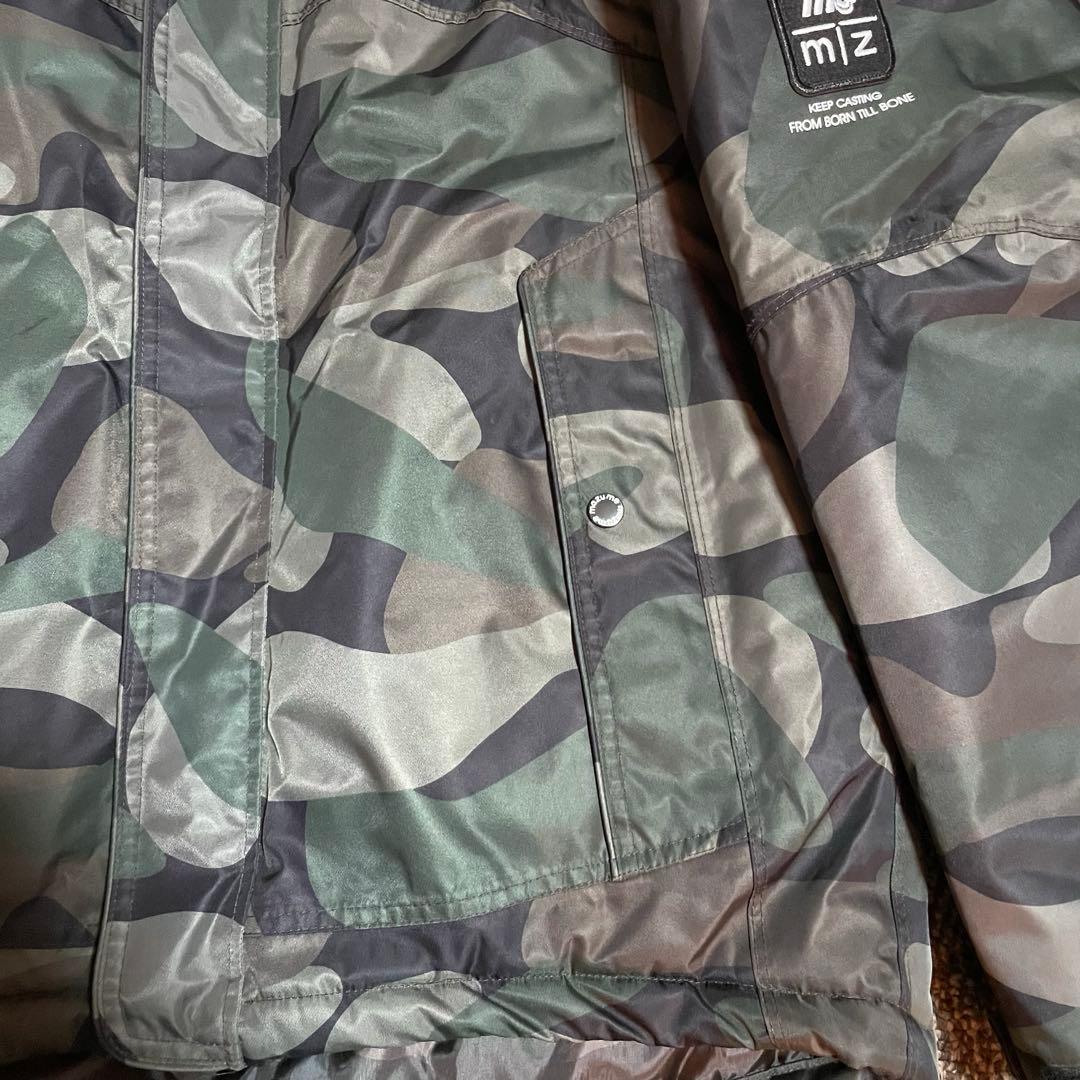 mazume 迷彩柄 フィッシングウェア防寒着 上下セットMサイズ