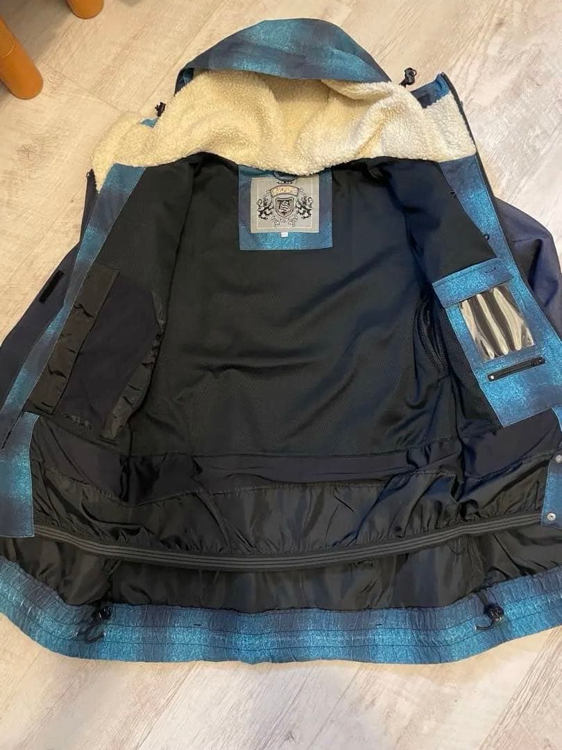 SCAPE デニムブルー　スノーボードジャケット　M