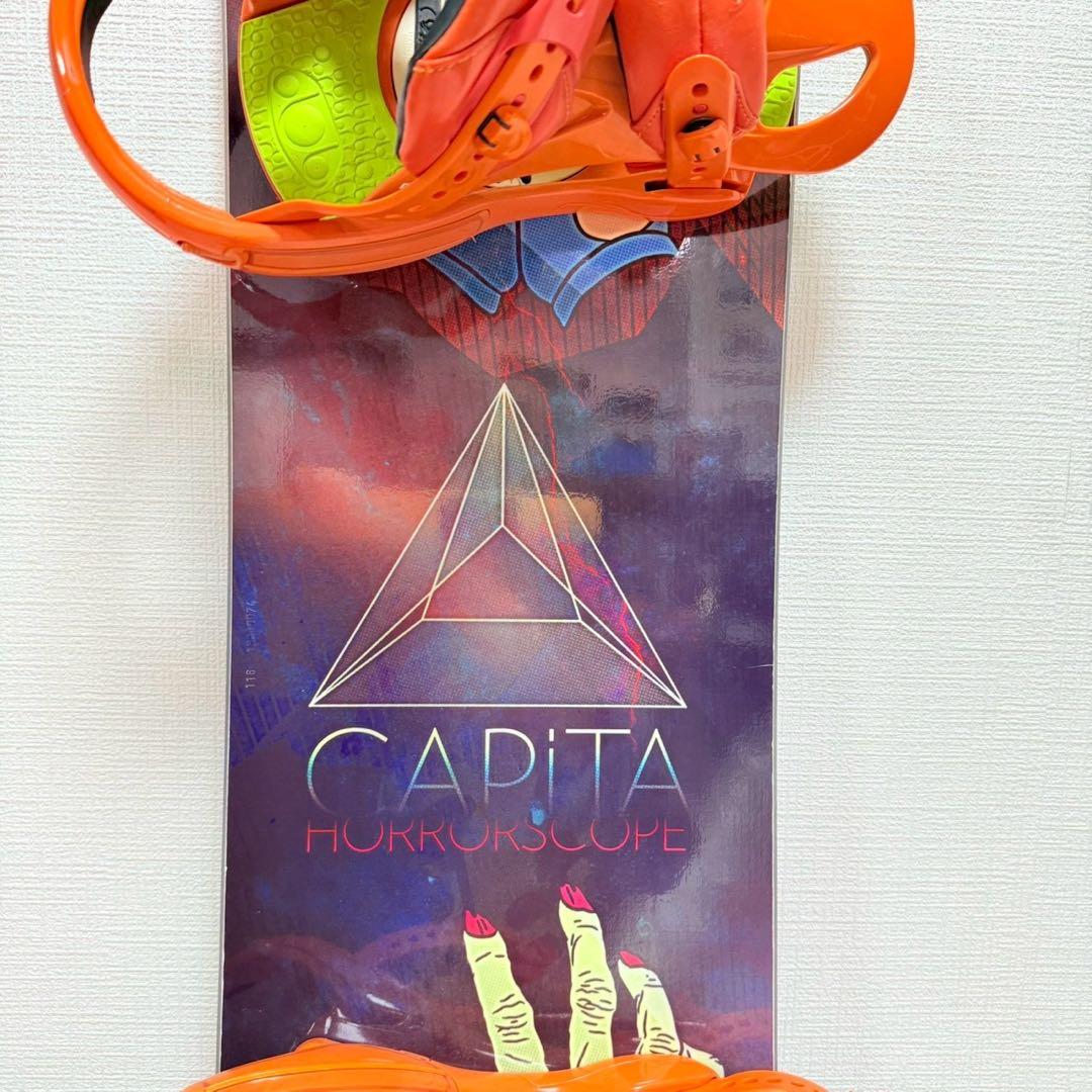CAPiTA HORRORSCOPE 150 UNION M スノーボードセット