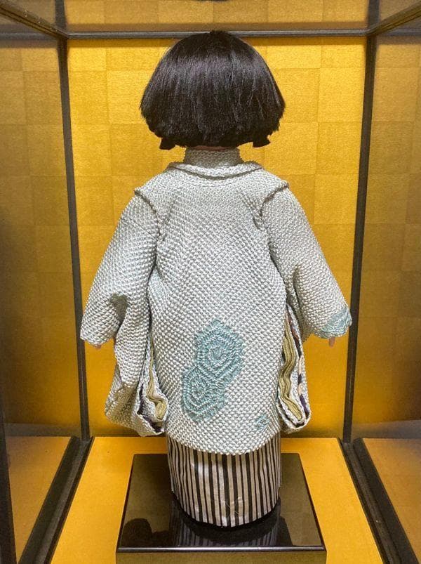 市松人形 男の子 工房朋 森重春幸作 54cm 人毛 ちりめん 日本人形