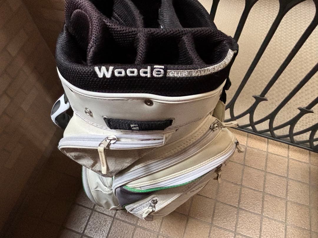  ゴルフキャディバッグ ホワイト