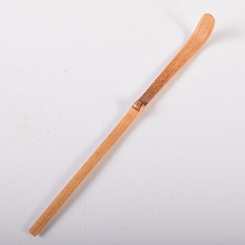 茶道具　黒田正玄下削　表千家十三代即中斎　自作茶杓　共筒共箱　D　R7945