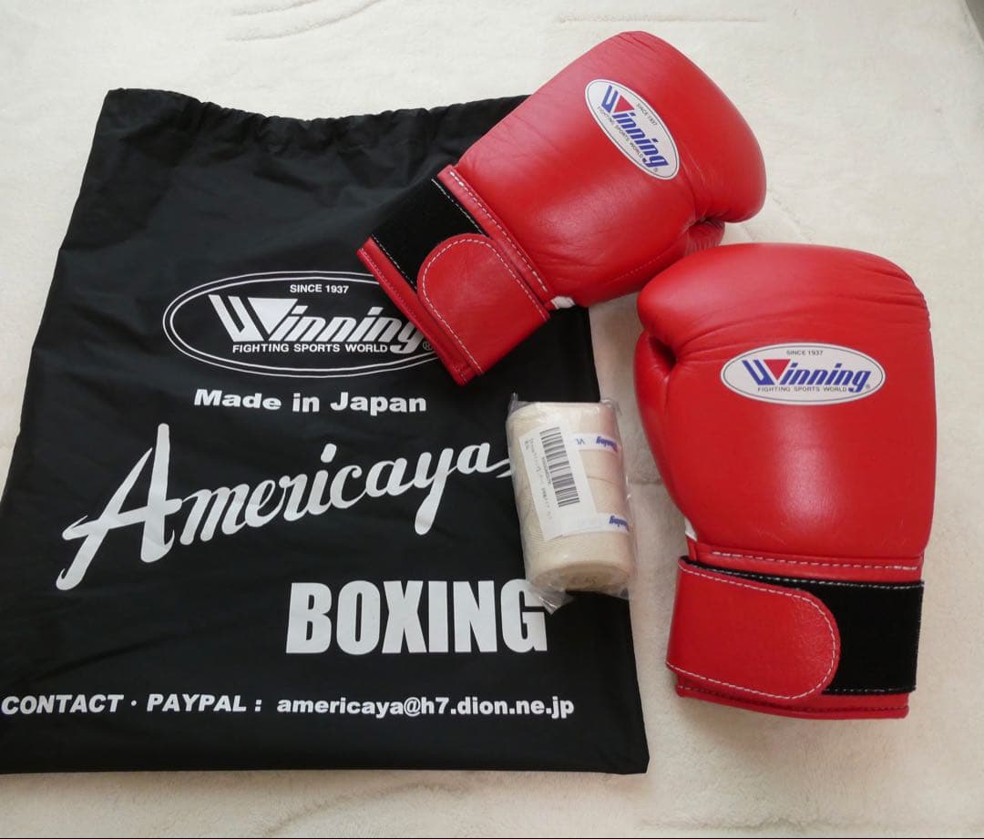 Winningボクシング グローブ マジックテープ式 1正規品 日本製 格闘技