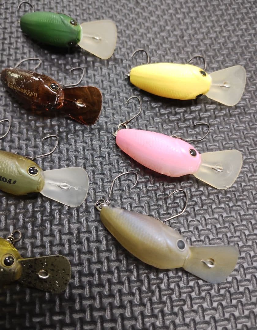 ラッキークラフト ディープクラピー１２個セット　オリカラ