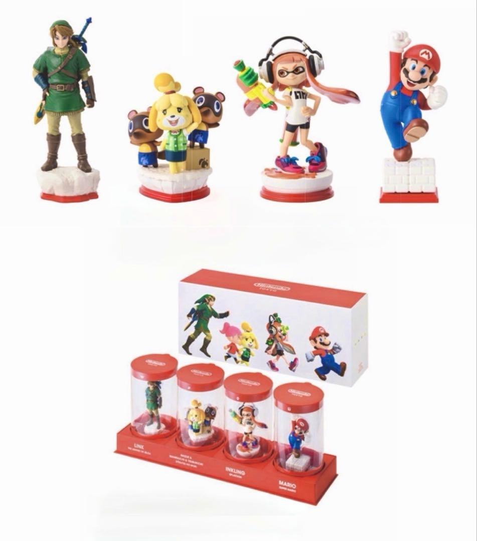 Nintendo TOKYO限定フィギュア スタチュー 4個セット(ケース付き)