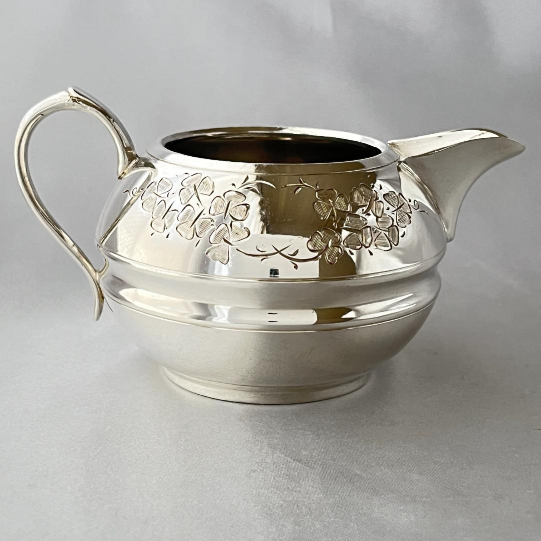 【 Cooper Bros 】クローバーのティーセット 3点