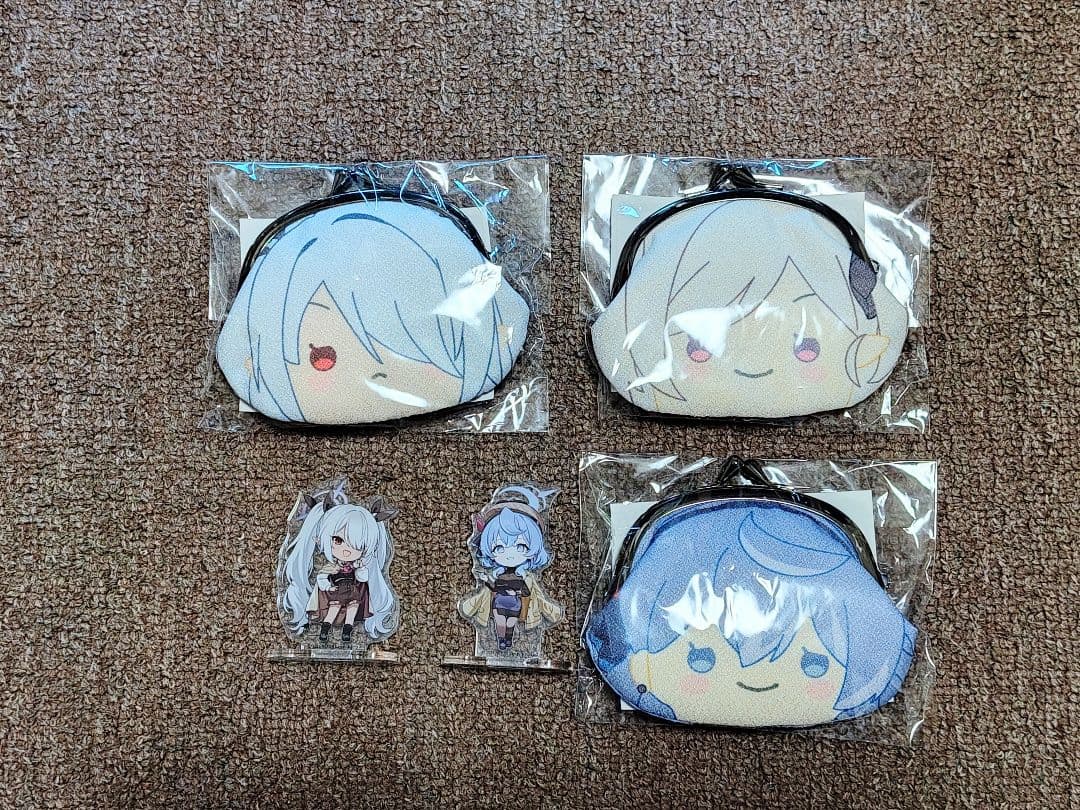 ブルアカ がま口 アコ イオリ ムツキ(アクスタ付き)