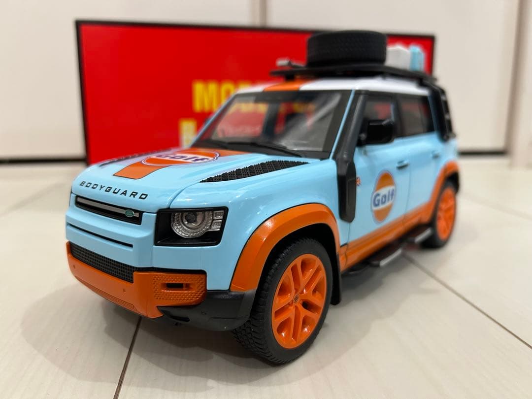 新品 希少 1/18 ランドローバー ディフェンダー Golf カスタム 仕様