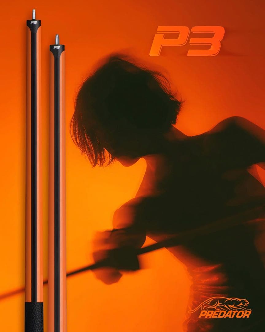 ビリヤード Predator P3 Flare Orange Pool Cue - NW
