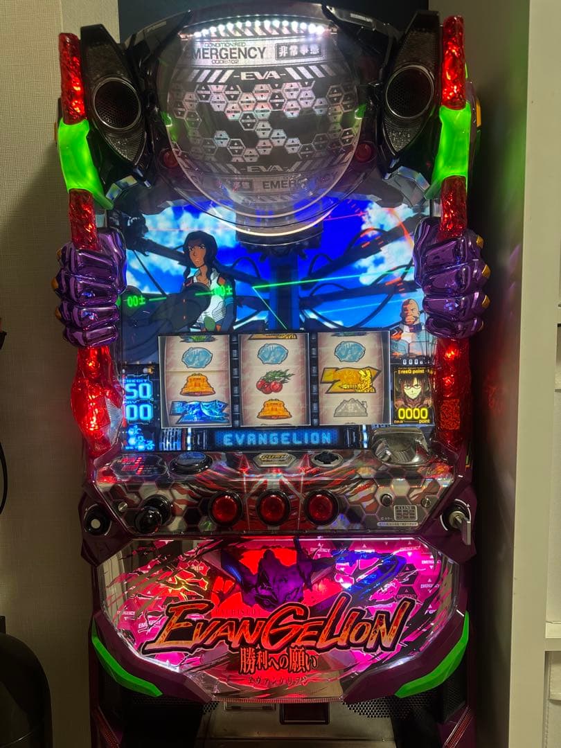 パチスロ　エヴァ　勝利への願い　家庭用電源　無段階ボリューム　送料込み！