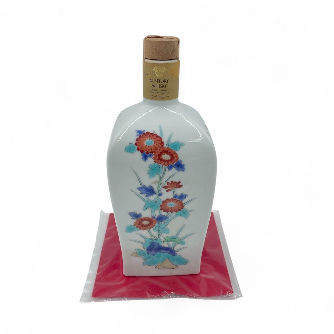 【未開栓】SUNTORY ウイスキー 山錦/菊梅竹文/700ml /陶器ボトル