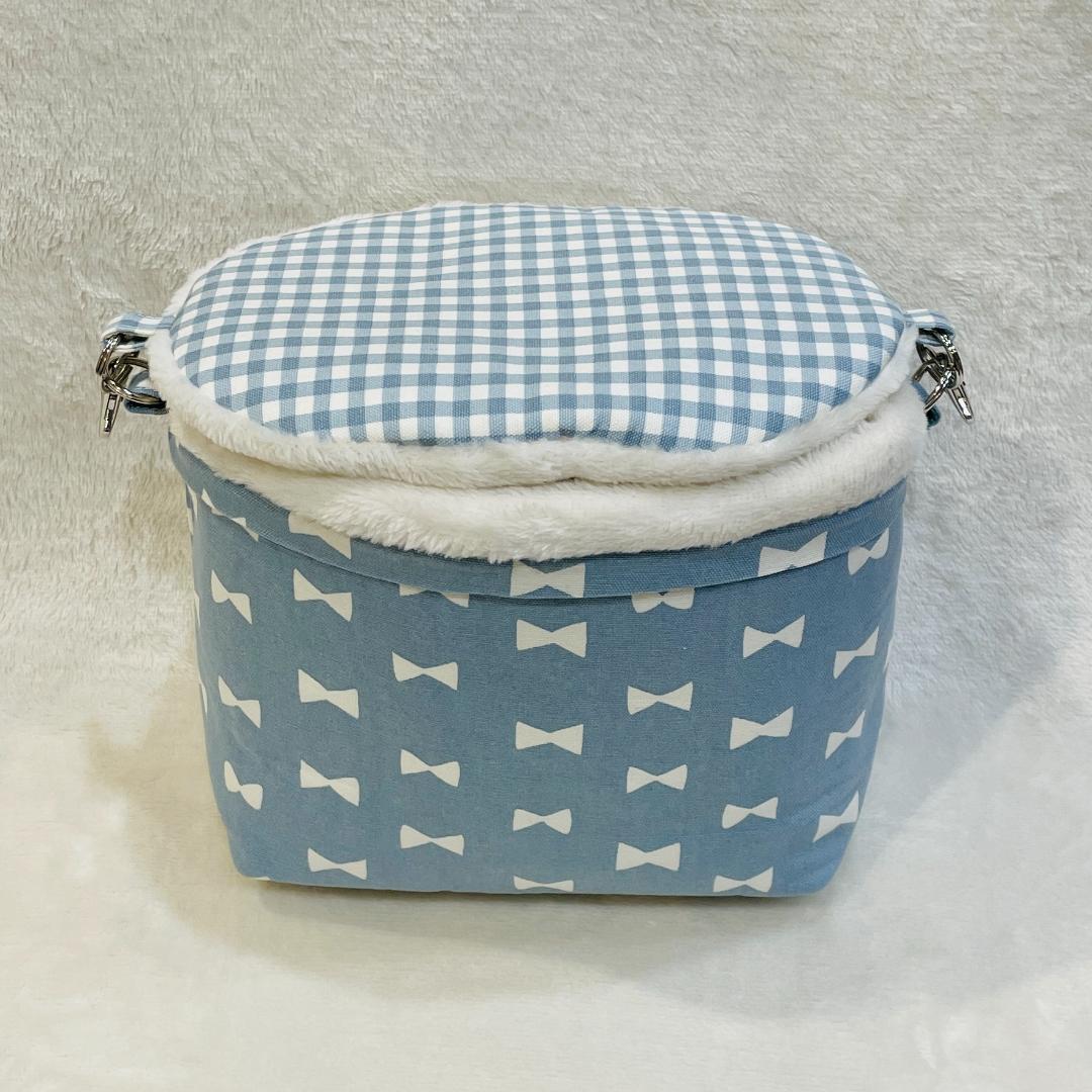 ももんがトートバッグ(お出かけ用)　モモンガ刺繡　ハンドメイド