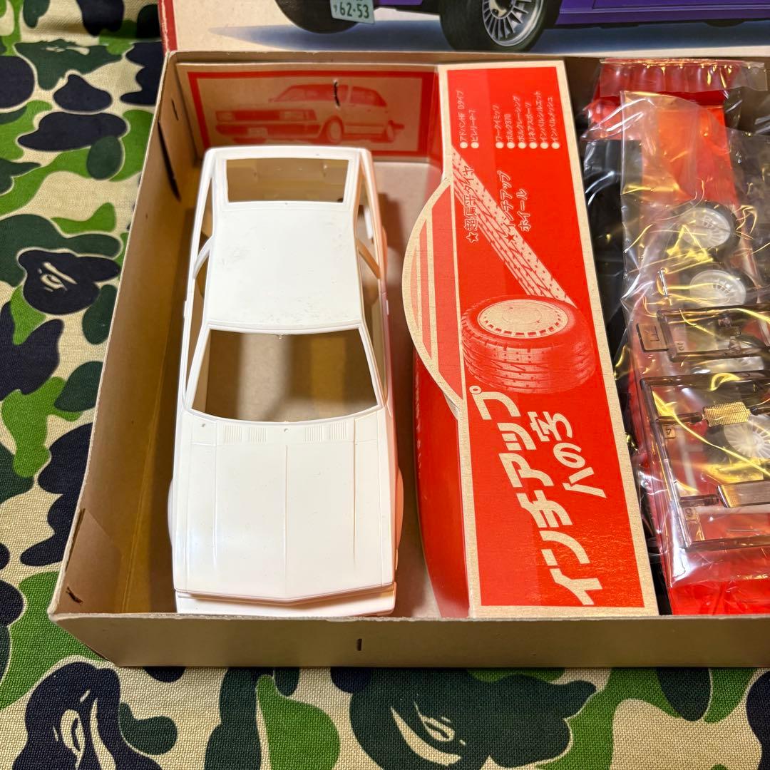 未組立 フジミ カローラレビン 1600 DOHC EFI 1/24インチアップ