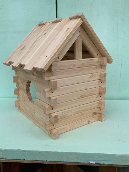 屋外対応 小型犬、中型犬用 犬小屋 無塗装仕様