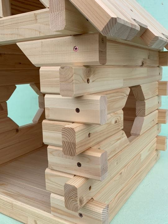 屋外対応 小型犬、中型犬用 犬小屋 無塗装仕様